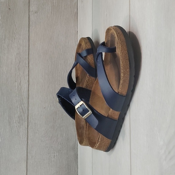 Birkenstock Betula Womens Mia Leather Loop Toe Sandals Flats shoes sz 36/5 - Picture 2 of 12